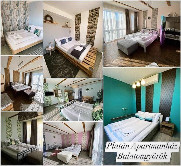 Platan Apartmanhaz Balatongyörök Екстериор снимка